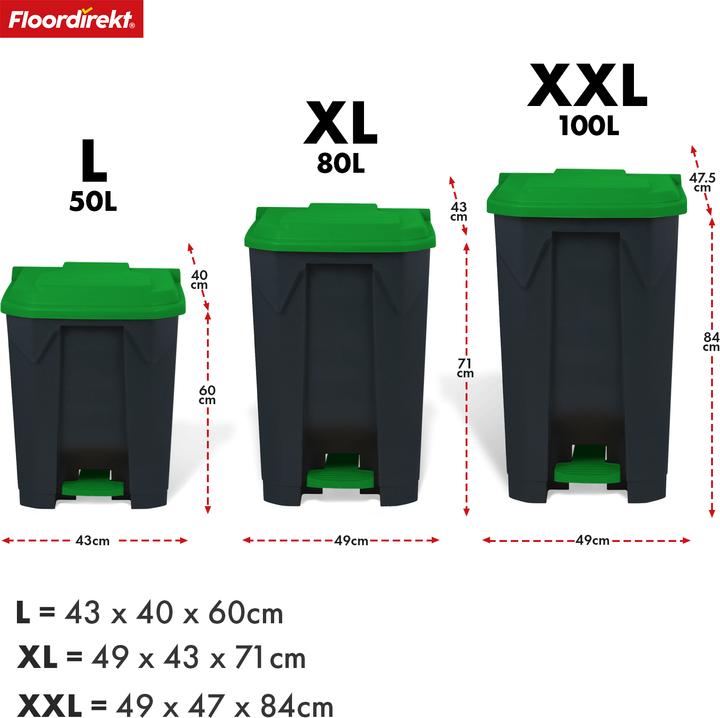 Produktbild Floordirekt Mülleimer Olaf (100 l)