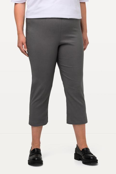Immagine prodotto Ulla Popken Pantaloni di bengalina elasticizzata, lunghi fino al polpaccio, con cintura elastica (58)