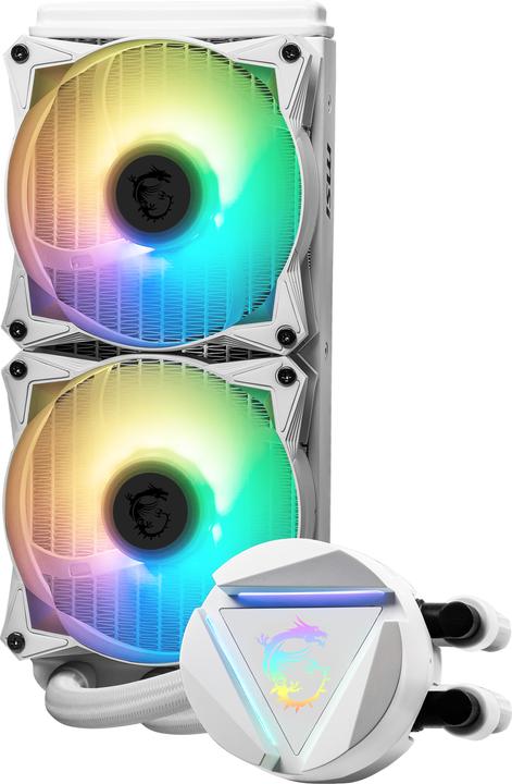 Actual product image MSI WAK MAG CoreLiquid 240R V2 WHITE