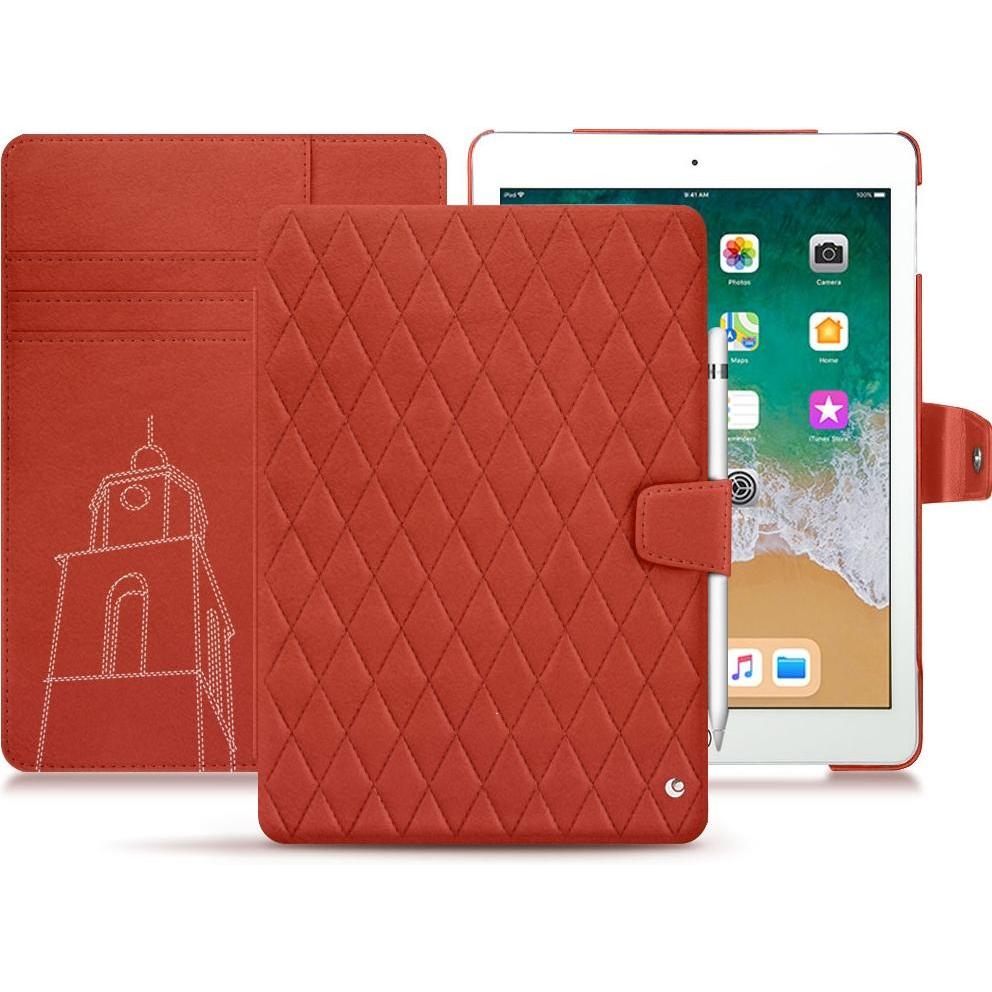 Noreve Lederschutzhülle Wallet (iPad 9.7), Tablet Hülle, Orange