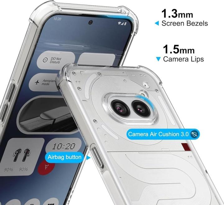 Immagine prodotto Screenguard Crystal Soft Airbag Bumper (Niente Telefono (2a))