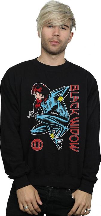 Image du produit - Sweat BLACK WIDOW IN ACTION - Homme (L)