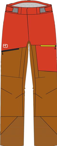 Actual product image Ortovox Ravine Shell Pants (S)