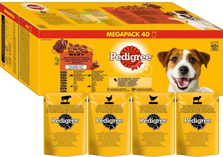 Immagine prodotto Pedigree Borsa in gelatina (Adulto, 40 pz., 4000 g)