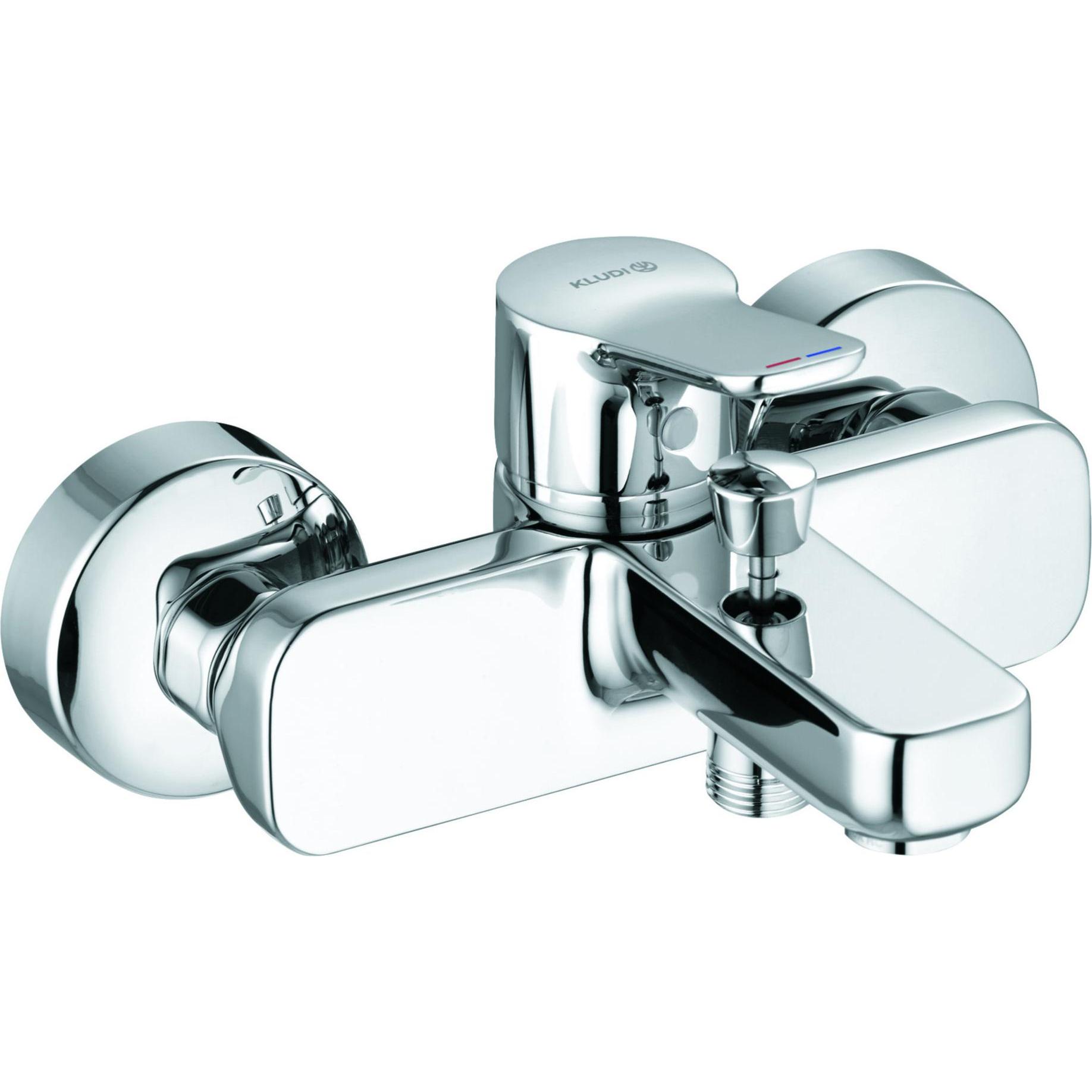 Kludi, Rubinetteria Per Bagno, Miscelatore Per Vasca Pure & Easy Cromato, A Vista