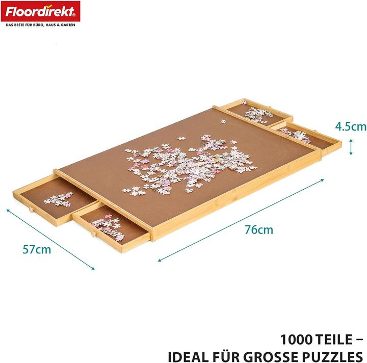 Immagine prodotto Floordirekt Yukon Puzzletisch mit Schubladen (1000 pezzi)