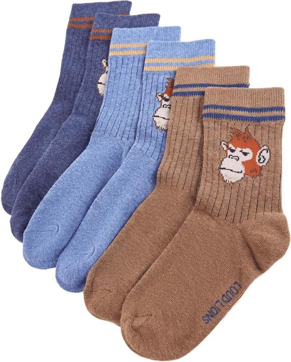 Blue melange, Cognac melange, Navy blue melange