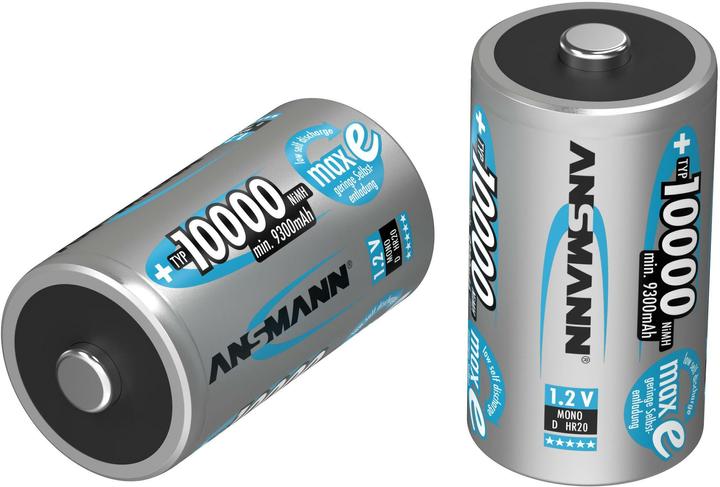 Produktbild Ansmann Mono D (2 Stk., D, 10000 mAh)