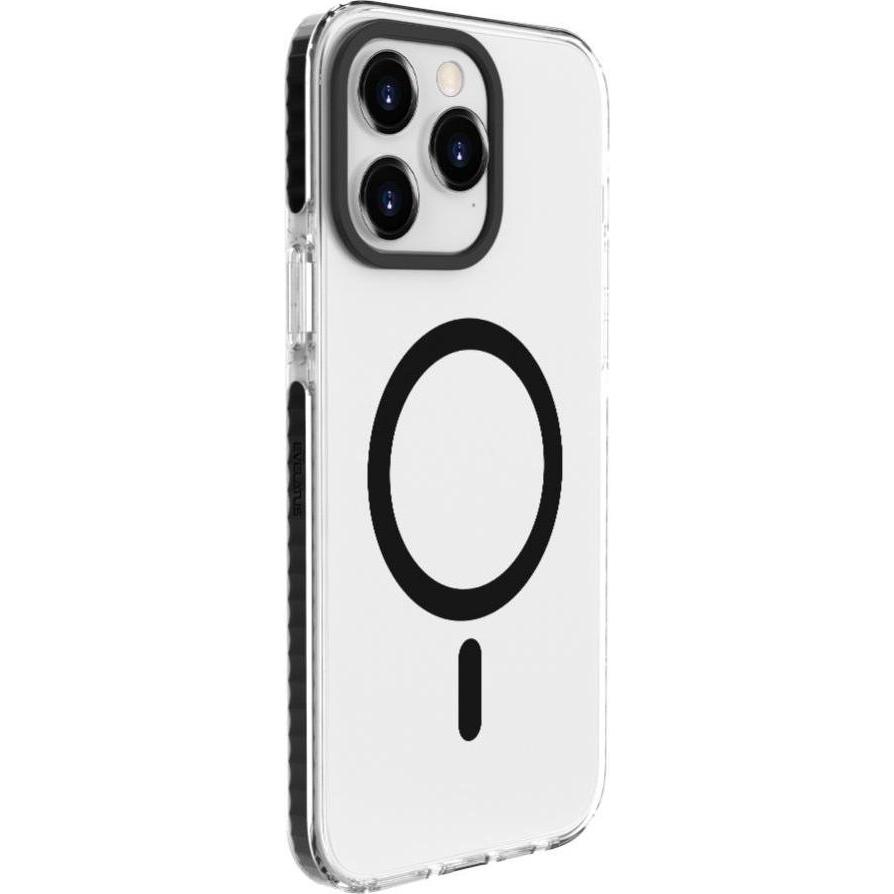 Evelatus Custodia trasparente per iPhone 15 Pro Max PC+TPU con MagSafe (Apple iPhone 15 Pro Max), Cover smartphone, Trasparente