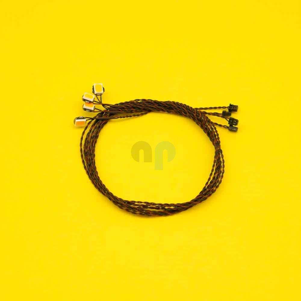 Light my bricks Bit-Licht Gelb Gross mit 30 cm Kabel (4er Pack)
