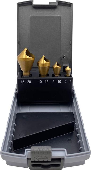 Produktbild Paulimot Querlochsenker-Set 4-teilig titanbeschichtet
