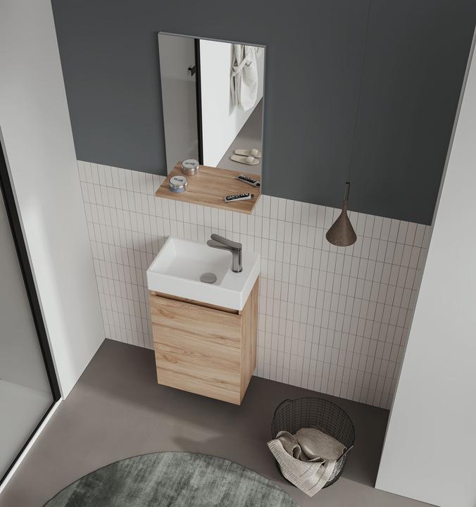 Produktbild Homitis Conza 45 Bathroom Cabinet With Sink & Mirror Set (2 Pieces)