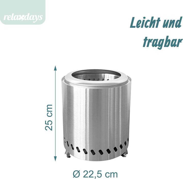 Produktbild Relaxdays Rauchfreier Tischkamin
