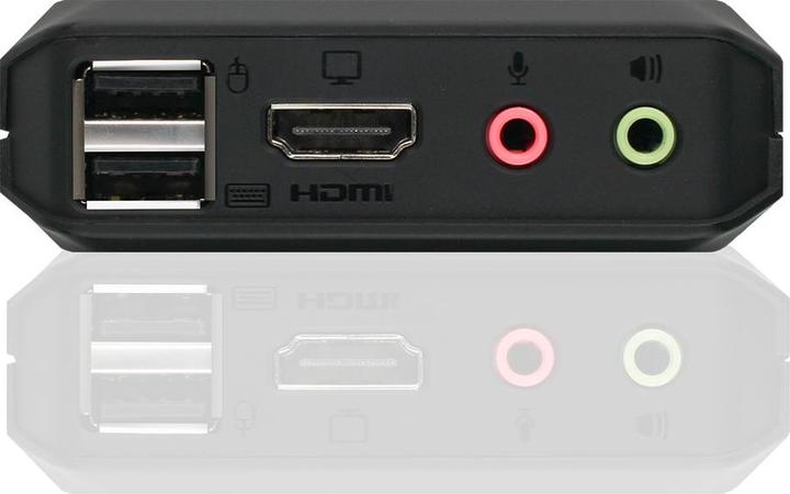 Actual product image Iogear 2-Port 4K KVM Switch with