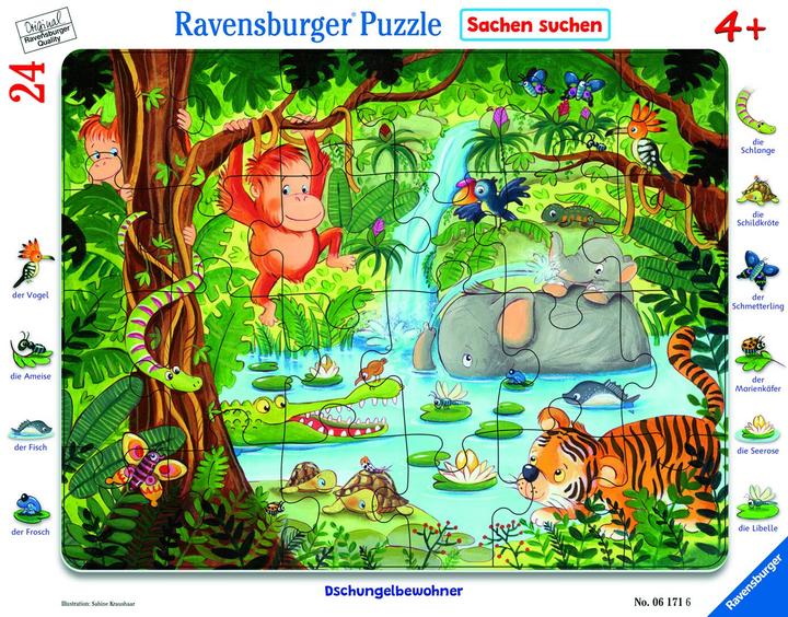 Produktbild Ravensburger Dschungelbewohner (24 Teile)