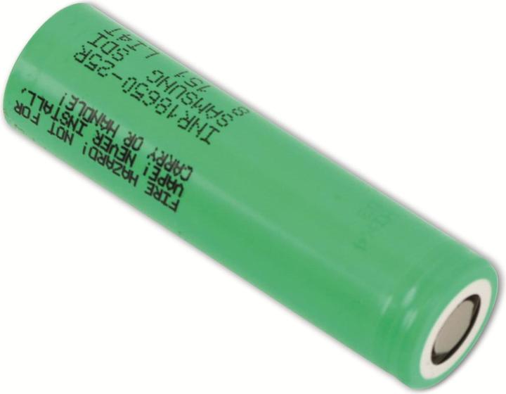 Produktbild Samsung LiIon-Akku INR18650-25R 3,6 V/2,5 Ah (1 Stk., 18650, 2500 mAh)