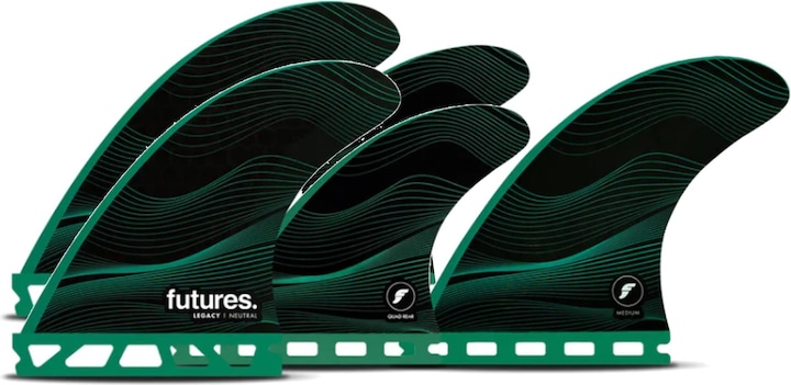 Produktbild Futures Quad Thruster 5 Fin Set F6 Legacy Honeycom