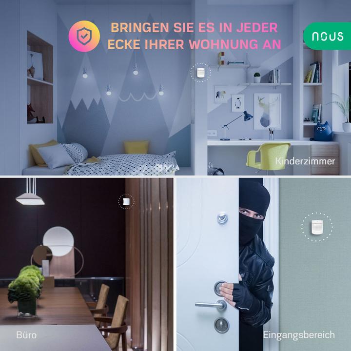 Immagine prodotto Nous Sensore di movimento PIR intelligente E2 ZigBee (8 m)