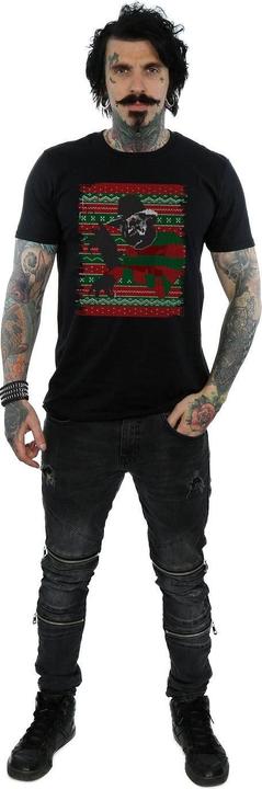 Produktbild Absolute Cult Christmas Fair Isle TShirt (XL)