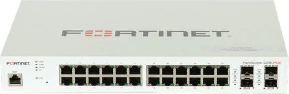 Image du produit Fortinet FortiSwitch 224E-POE Managed L2/L3 Gigabit Ethernet (10/100/1000) Blanc 1U Power over Ethernet (PoE) (24 ports)