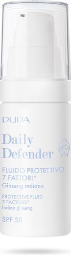 Actual product image Pupa Milano Daily Defender Protective Fluid 7 Factors 001 30ml (Suntan cream, SPF 50, 30 ml)