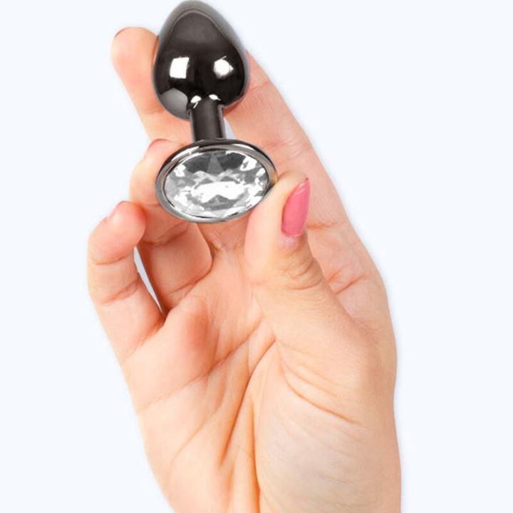 Productafbeelding Secret play Gunmetal Buttplug Klein Maat 7 cm