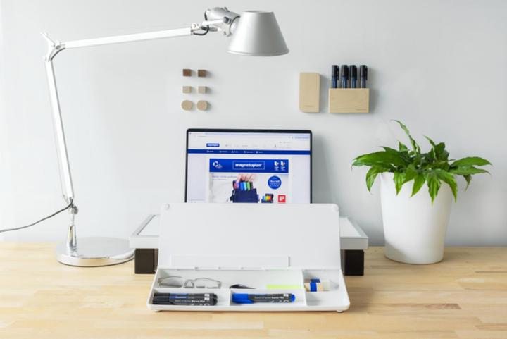 Produktbild Magnetoplan 12315 Tischorganizer Weiss Anzahl der Schubfächer: 5