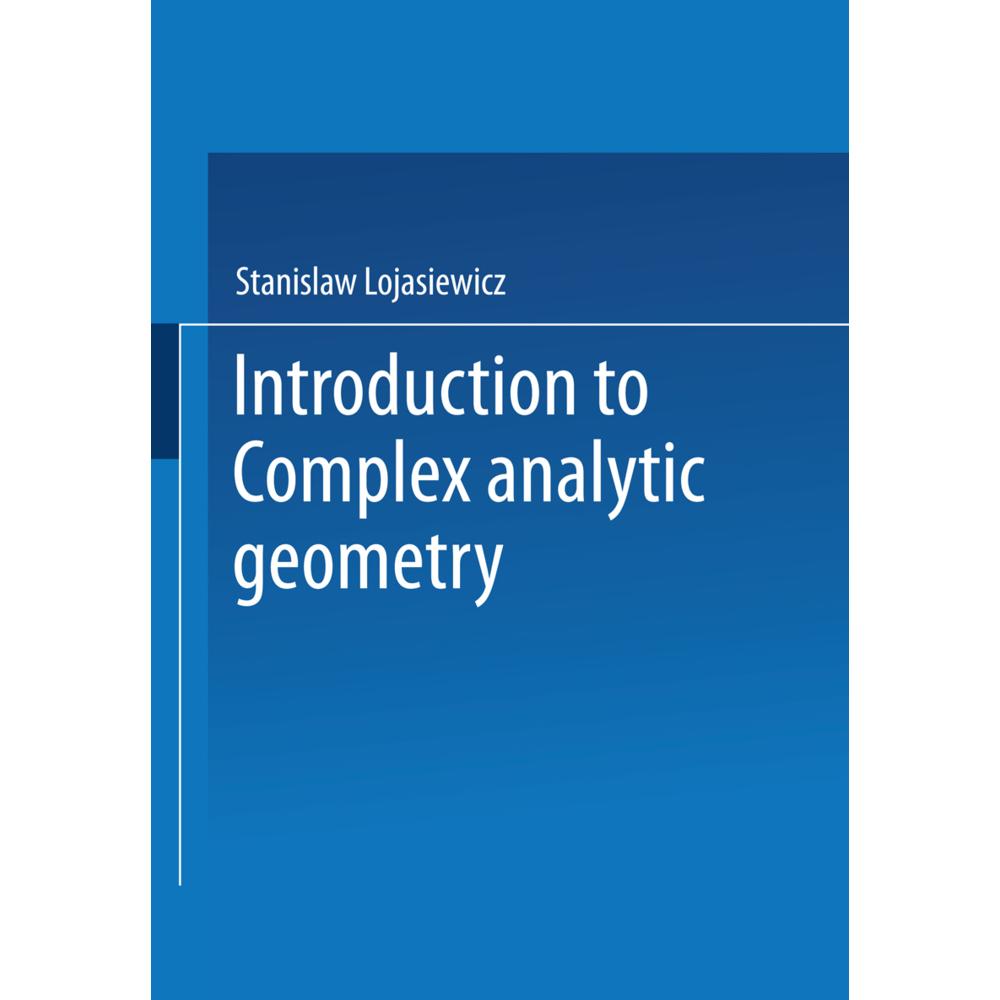 Introduction to Complex Analytic Geometry, Fachbücher