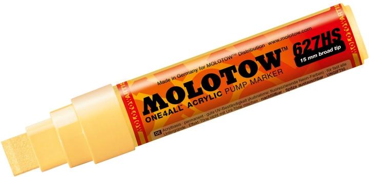 Produktbild Molotow Permanentmarker One4All 627 HS nachfüllbar 15mm vanille pastell (Vanille Pastell, 15 mm, 1 x)
