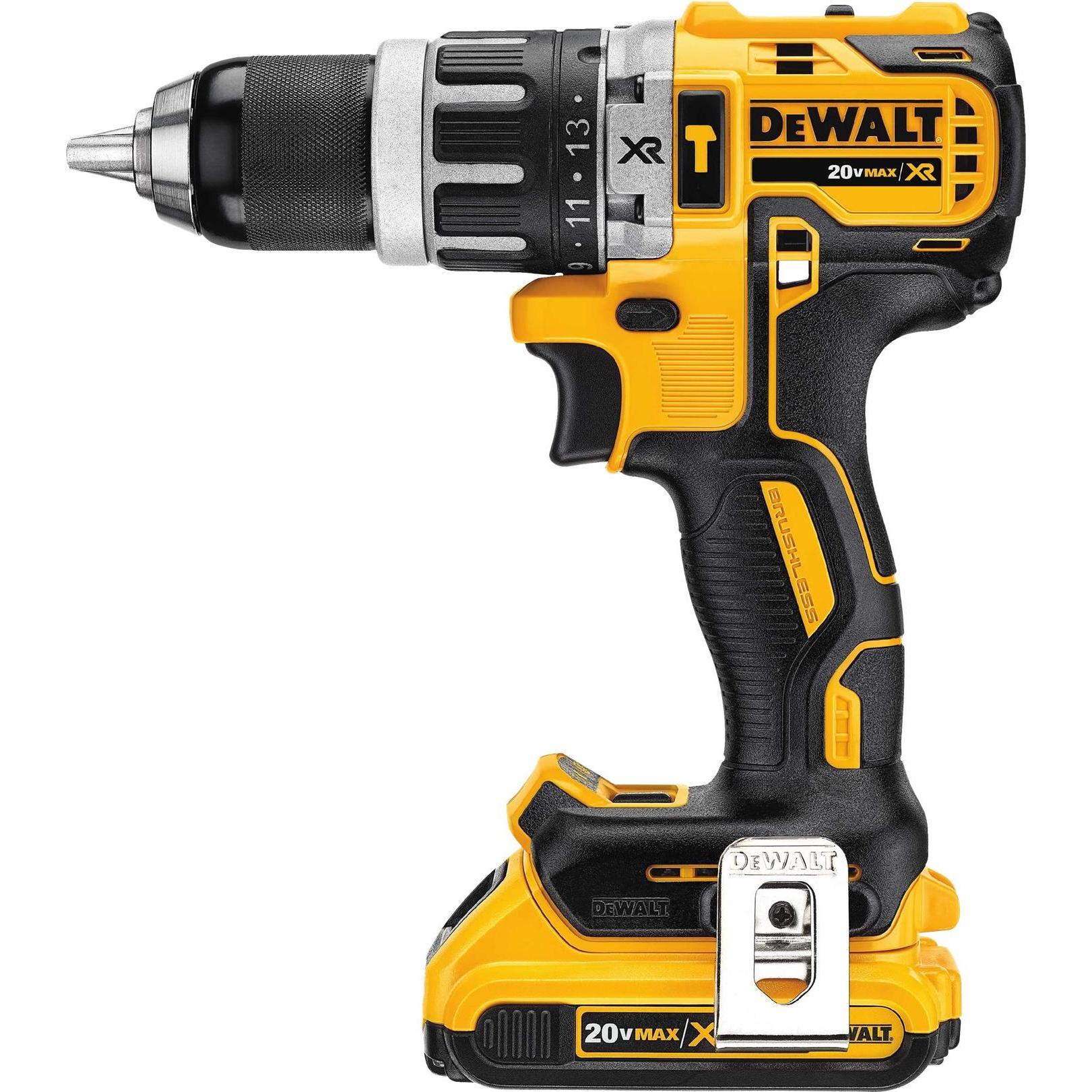 DeWalt, Bohrmaschine + Akkuschrauber, Schlagbohrschrauber (Akkubetrieb)