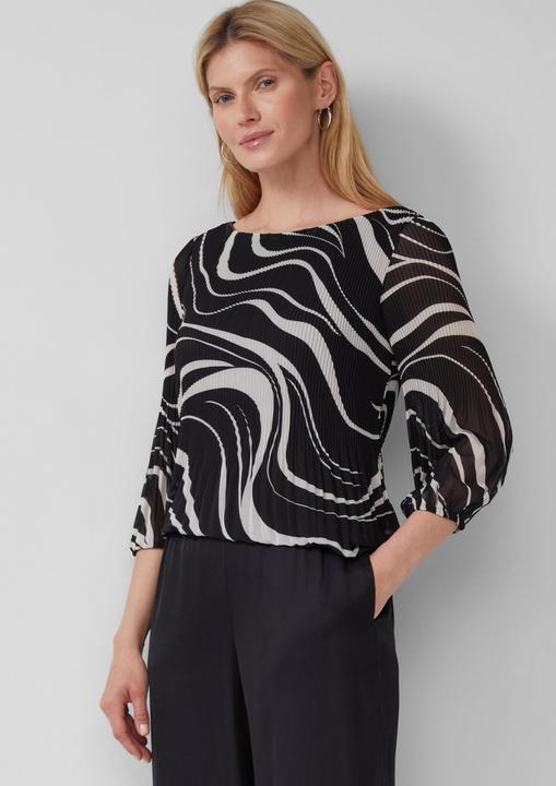 Immagine prodotto s.Oliver Bluse Plissierte Bluse mit All-over-Print (34)