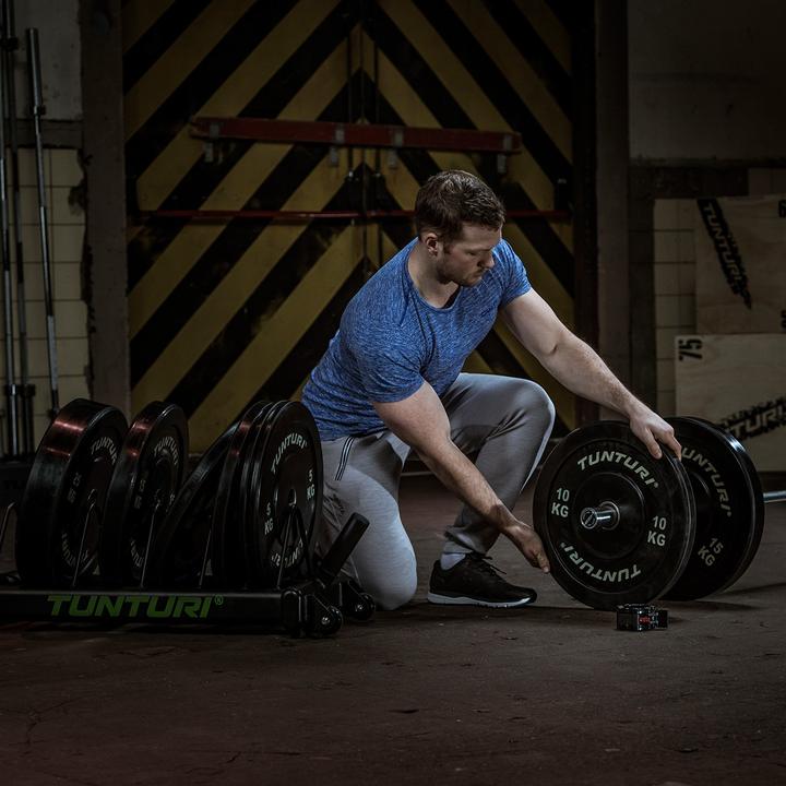 Produktbild Tunturi Bumper Plate Hantelscheiben 50 mm 25 kg (1 x 25 kg)