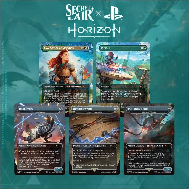 Wizards of the Coast Magic ENG Secret Lair X Horizon: Into The Forbidden West (English, Booster Pack)