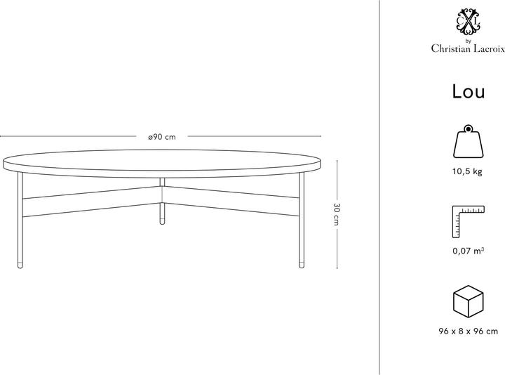 Actual product image CXL by Christian Lacroix Lou (30 x 90 x 90 cm)