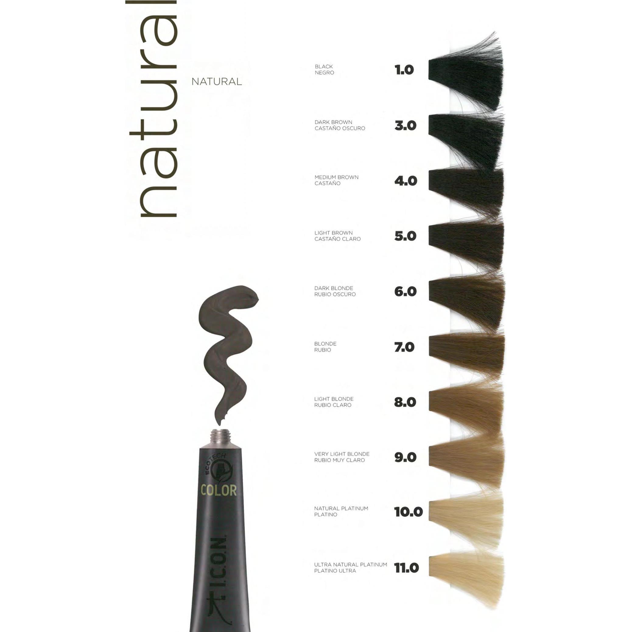Thumbnail - I.C.O.N., Haarfarbe, ECOTECH COLOR natural color #5.0 light brown 60 ml (5.0)