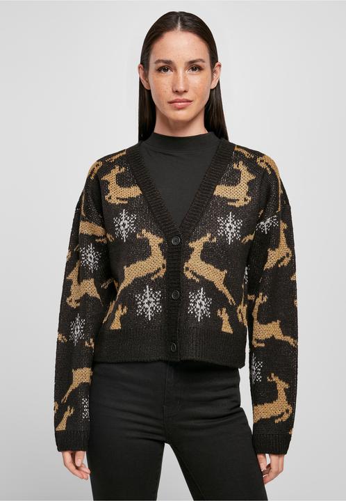 Image du produit Urban Classics Cardigan de Noël court et surdimensionné pour femmes (XL)