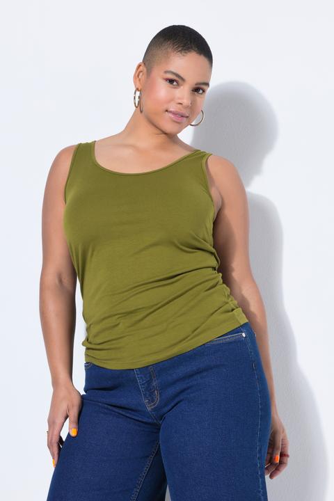 Image du produit Studio Untold Top Basic, encolure large, jersey stretch (58, 60)
