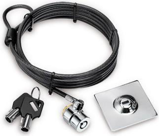 Produktbild Hamlet Tablet Pc Lock Sicherheitskabel mit Schlüsselsperre für Tablet, TV und Monitor 200 cm