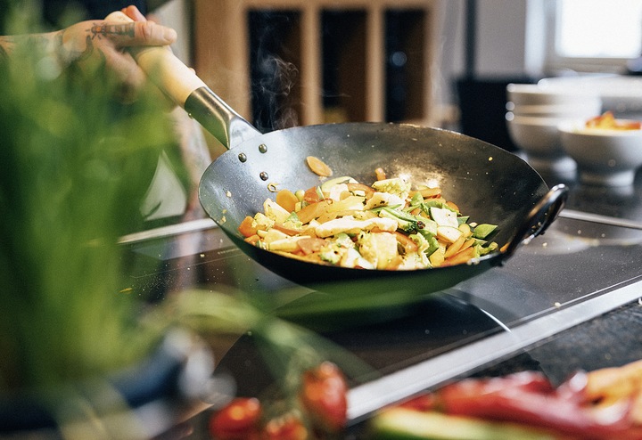 Actual product image Pasoli Wok Karbonstahl Ø30cm