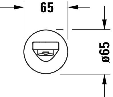 Image du produit Duravit Bec déverseur pour baignoire Tulum sortie 171mm chromé