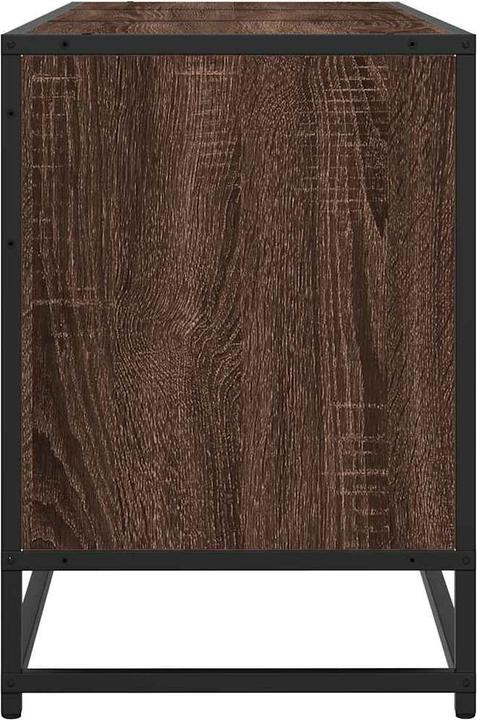 Actual product image vidaXL TV cabinet Lowboard TV cabinet TV table Brown oak look (150 x 35 x 41 cm)