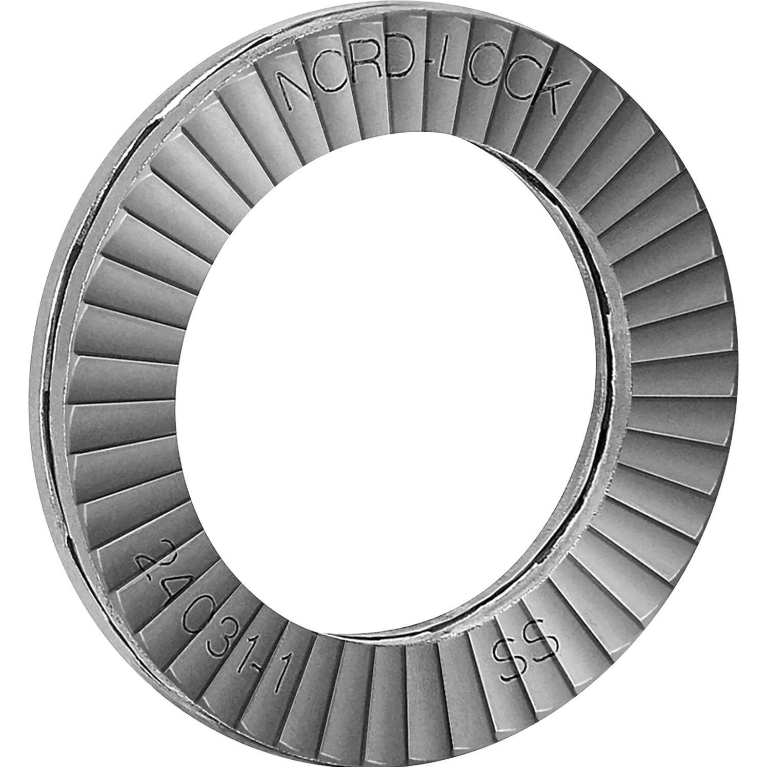 Lemvigh-Müller, Muttern + Unterlegscheiben, 5 mm SFA4 sikrings skive (M5)