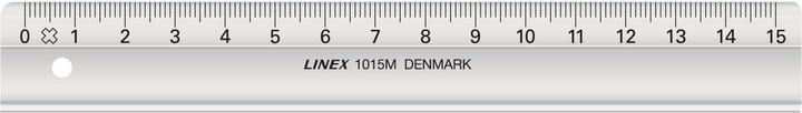 Linex Lineal mit Tuschekante (15 cm)