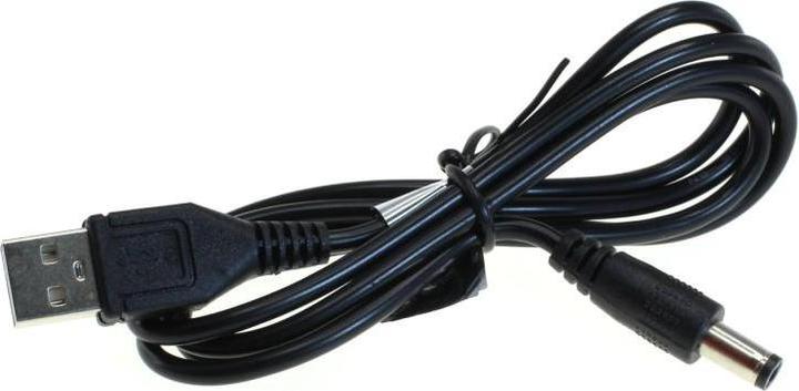 Image du produit AccuCell Universal USB Ladekabel mit DC-Stecker 5,5x2,1mm und Adaptern (1 m, 10 W)