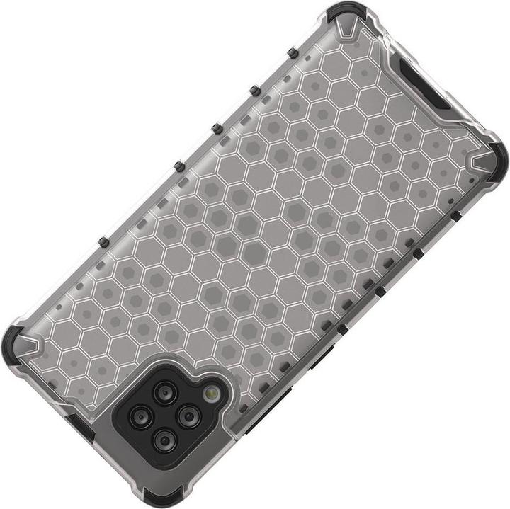 Actual product image Hurtel Honeycomb Case armour cover with TPU Bumper for Samsung Galaxy A42 5G transparent (Samsung Galaxy A42 5G)