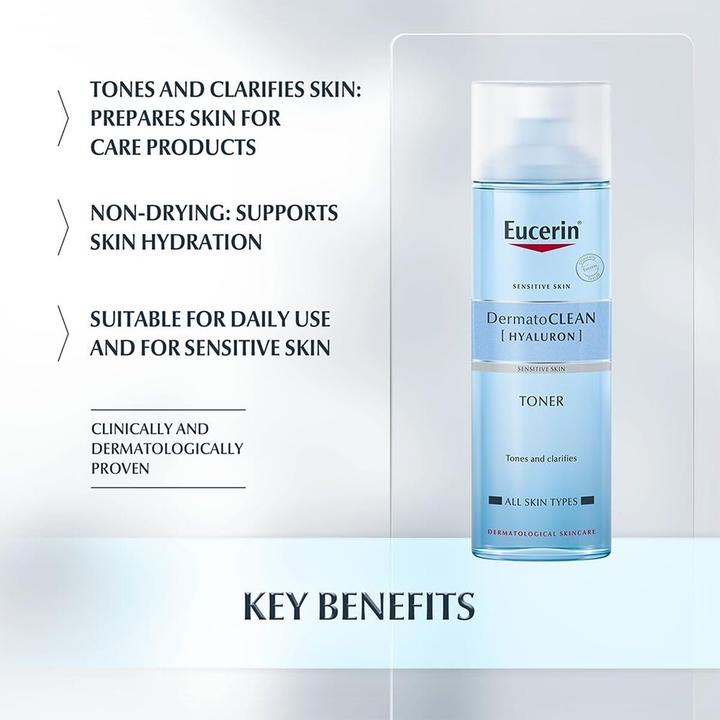 Actual product image Eucerin Dermatoclean Clarifying Lotion 200ml (Face toner, 200 ml)
