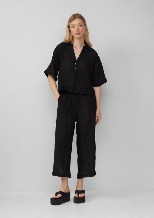 Produktbild S.Oliver Hose Strukturierte Culotte aus Viskosemix (36)