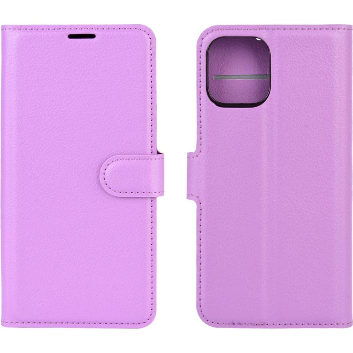 Thumbnail - König Design Hülle Handy Schutz für Apple iPhone 12 Mini Case Cover Tasche Etuis Violett Neu (Apple iPhone 12 mini), Sma...