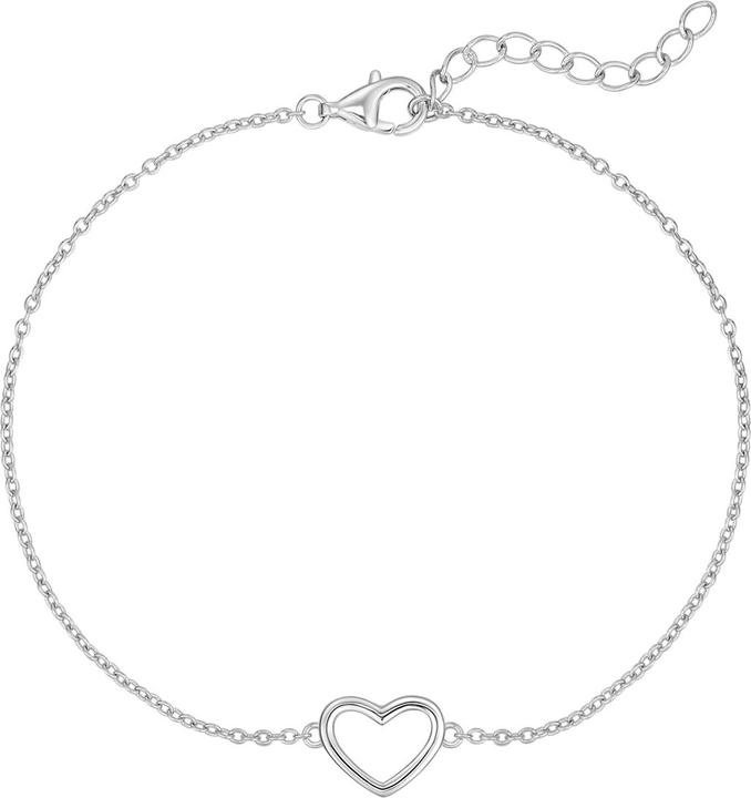 Image du produit Rafaela Donata Damen Armband Herz - 37592 (18 cm, Argent Sterling)