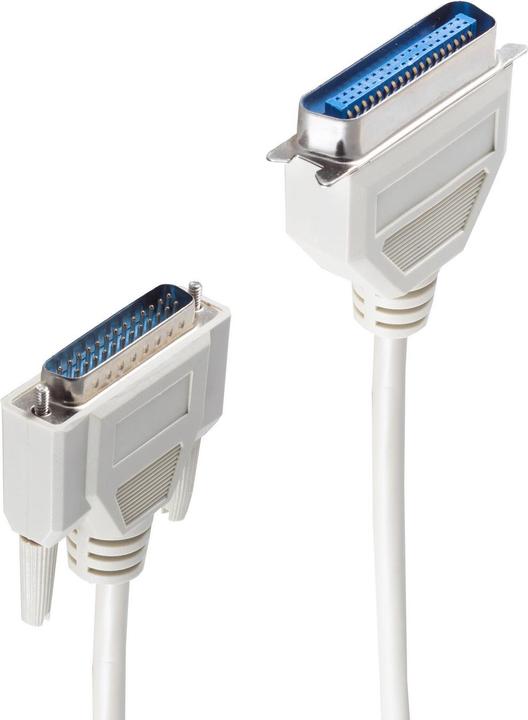 Produktbild Shiverpeaks ®-BASIC-S--Druckerkabel Bidirektional, 25-pol. Sub D-Stecker auf 36-pol. Centronics Stecker, 25 adri (3 m)